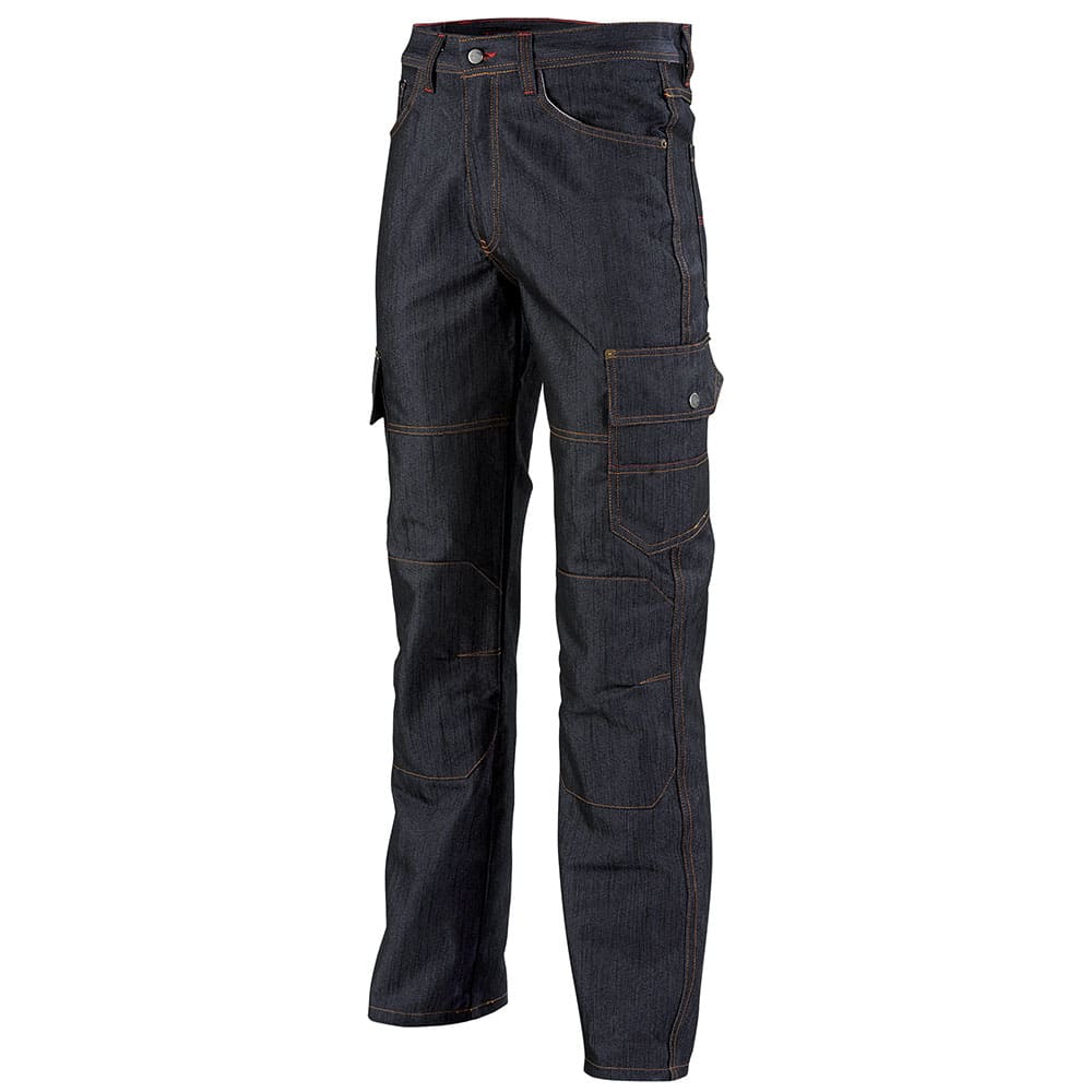 Unisex Blue High Waisted Jeans Organic Pleated Denim - Sizes 26 - 36 –  Toogood